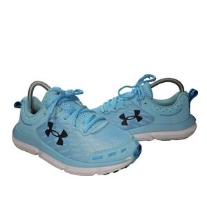 Under Armour Shoes Womens Size 6.5 Blue Running Athletic Sneakers 3026179-401
